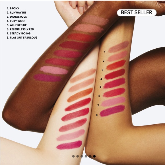 M.A.C. Cosmetics Retro Matte Luxurious Rose lip stick tube Runway Hit 703 NWT - Picture 5 of 12